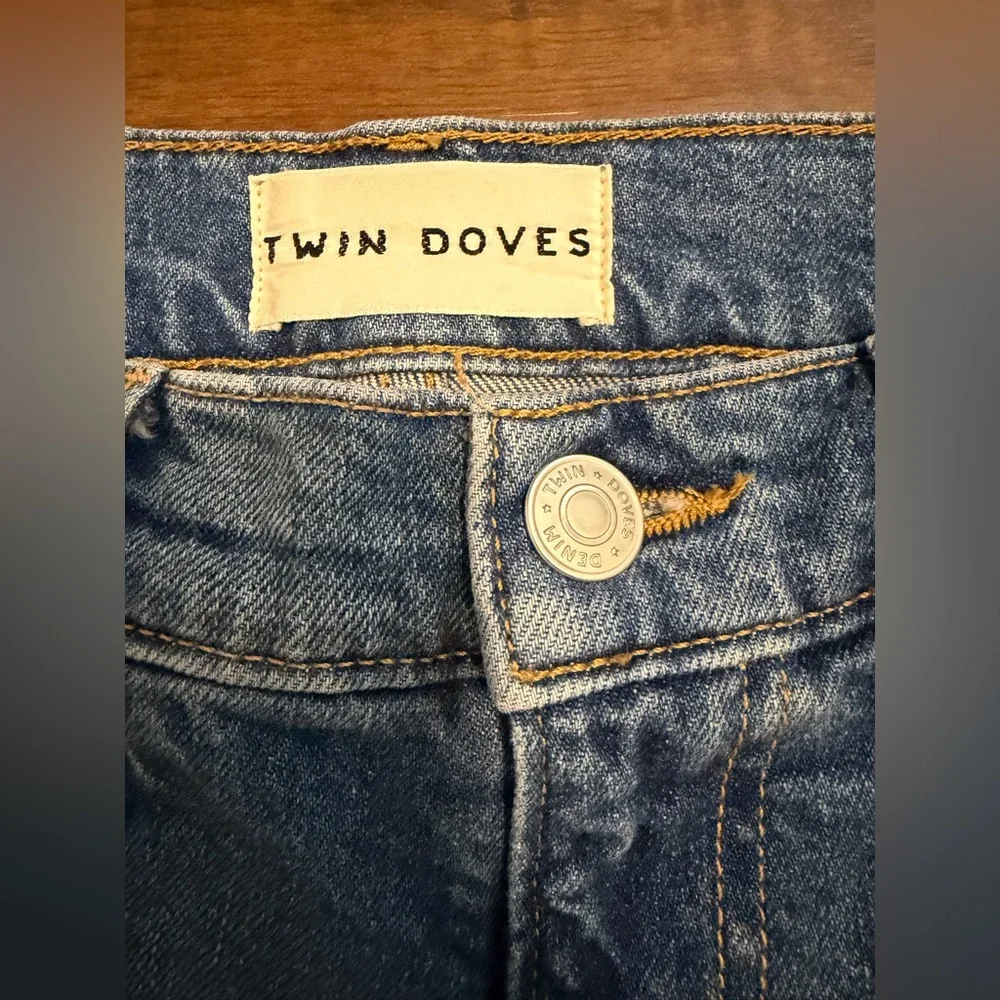 Emerson Fry X Twin Doves Vintage Stove Pipe Ankle Jeans - Picture 6 of 12